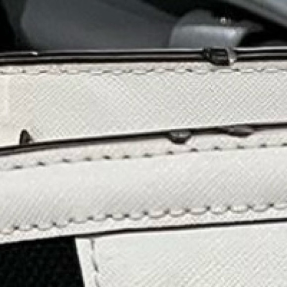 Michael Kors Selma Satchel Limited Edition Black White Saffiano Leather Like New - Picture 3 of 3